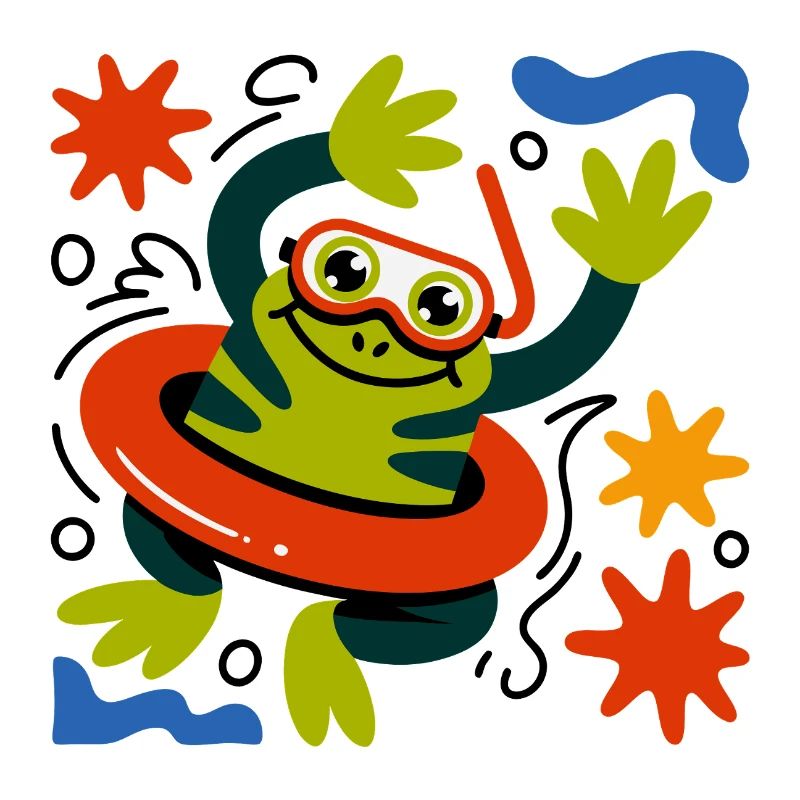 Fun de grenouilles d’été