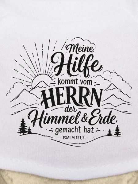 Lettering Psalm 121 Meine Hilfe