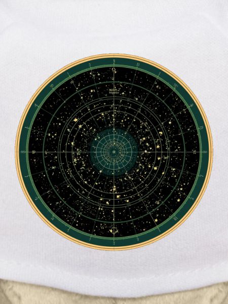 Polarstern Night Sky Graphic Symbol
