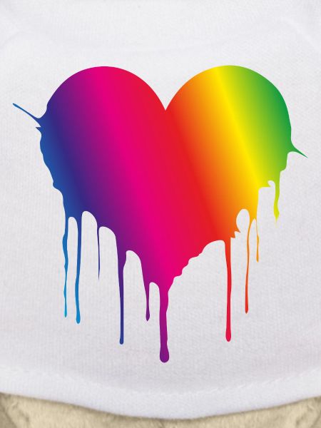 Regenbogen-Tropfherz