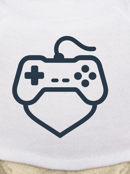 Retro Controller Silhouette – Clean Gamer-Shirt