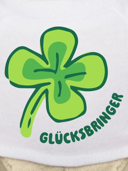 Viel Glück - Glücksbringer - Kleeblatt