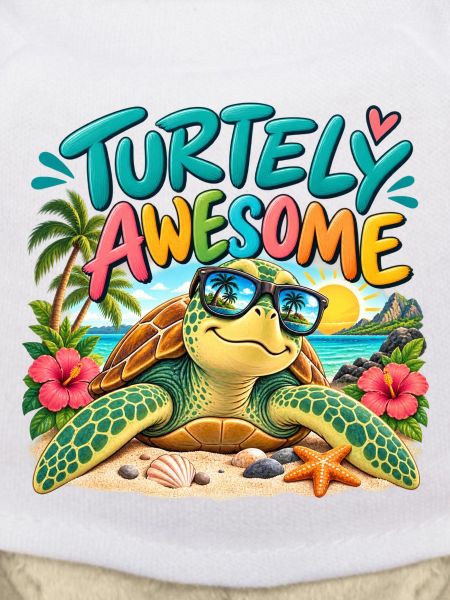 Turtely Awesome Beach Turtle