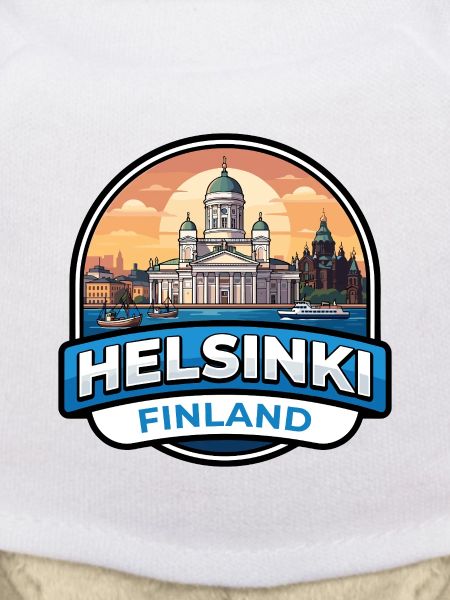 Helsinki Finnland Reiseabzeichen Kathedrale Geschenk