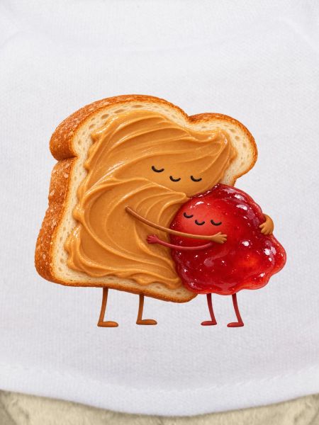 Kuschelt Toast mit Marmelade