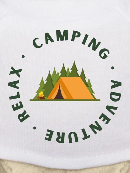 Camping Adventure Circle Logo