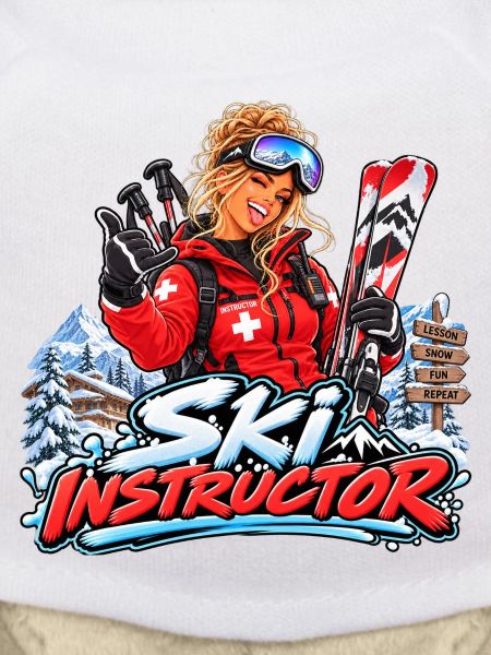 Dynamischer Skilehrer