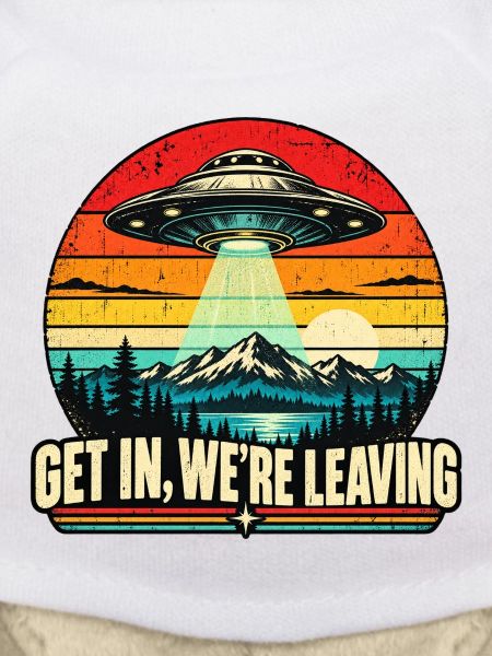 UFO Sunset Retro Tee