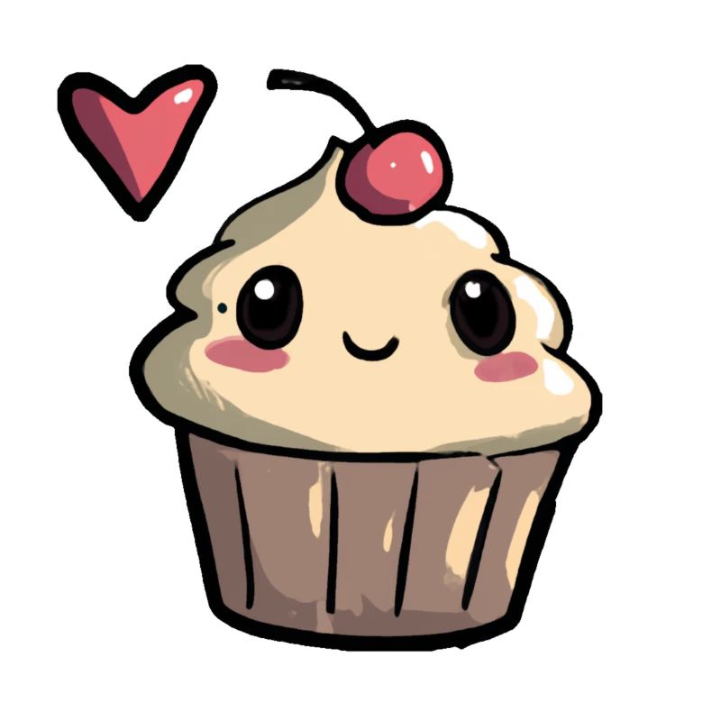 Cupcake voller Liebe