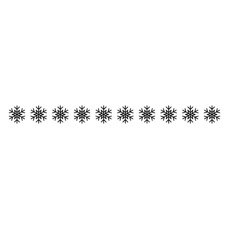 Rayures de flocons de neige