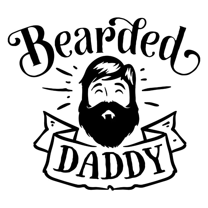 Bärtiger Papa