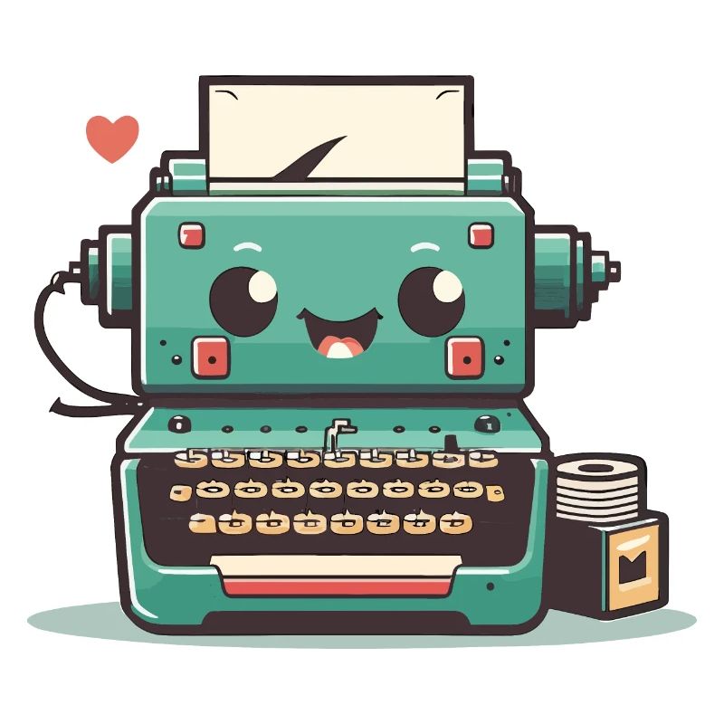 Machine à écrire Rétro