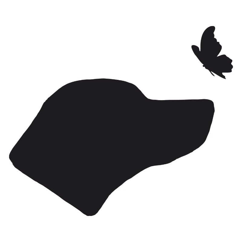 Rhodesian Ridgeback mit Schmetterling