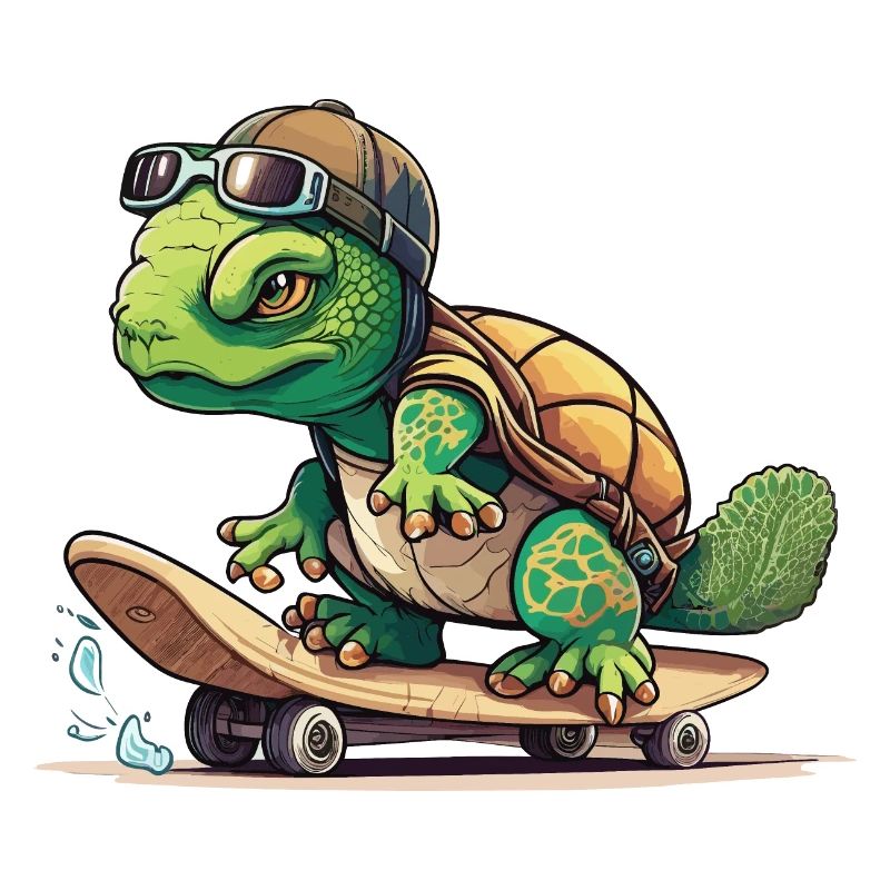 Tortue de skateboard