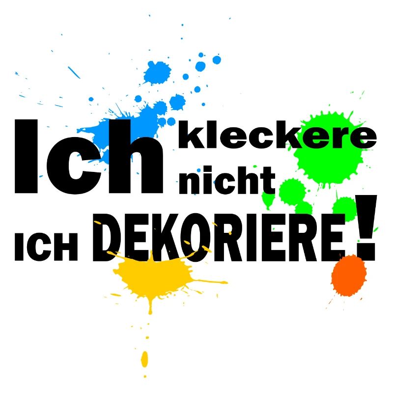 Je ne renverse pas je décore blob 1- couleur