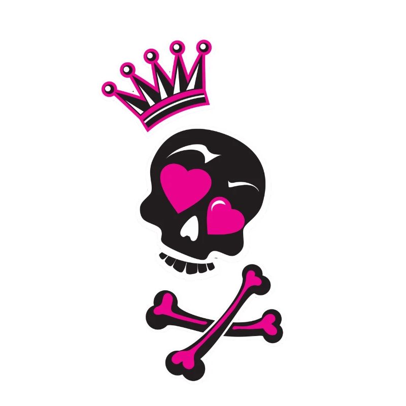 Totenkopf mit Krone