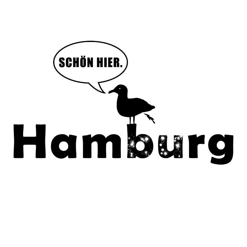 Mouette de boxe à Hambourg souvenir et idée cadeau