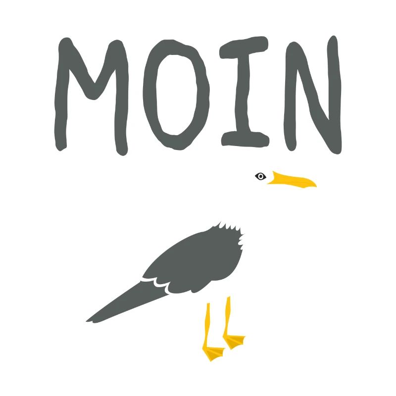 Möwe Vogel Dialekt Norden Geschenk