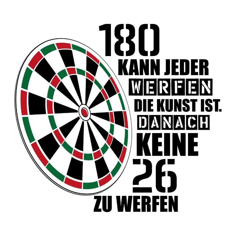Werfen kunst Geschenk Spruch Darts Wurfspieß