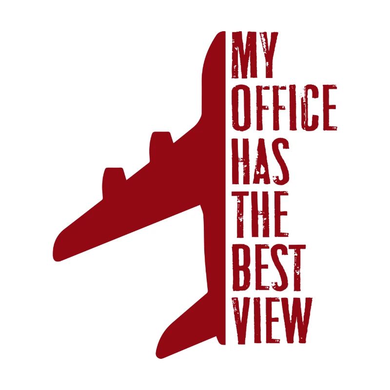 My office has the best view gift pilot copilot