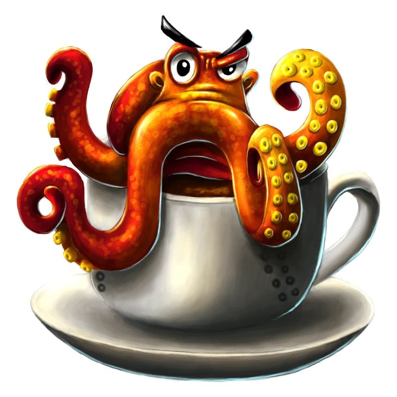 Kaffee Oktopus