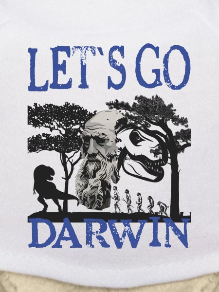 Charles Darwin Evolution textile Geschenkidee