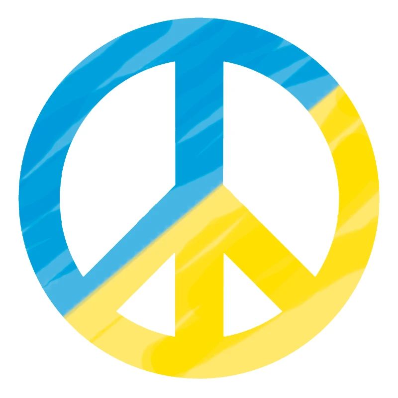 Peacezeichen, Friedenszeichen, Frieden, Ukraine