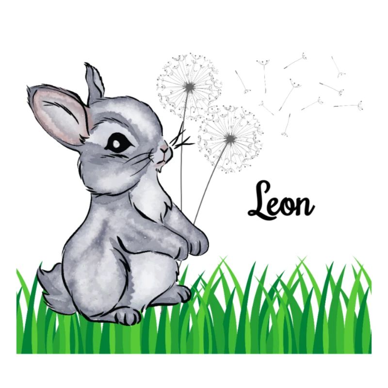 Nom de lapin Cadeau Léon