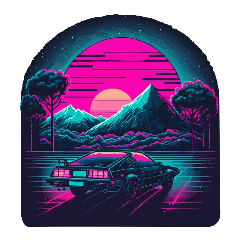 Retro Landschaft