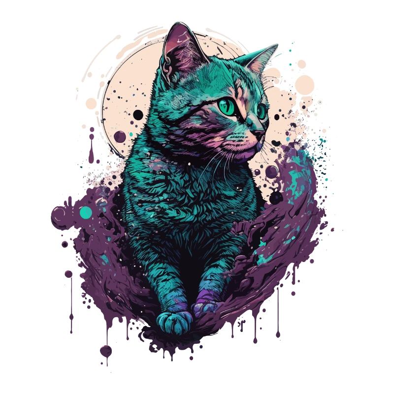Geschnittene Katze