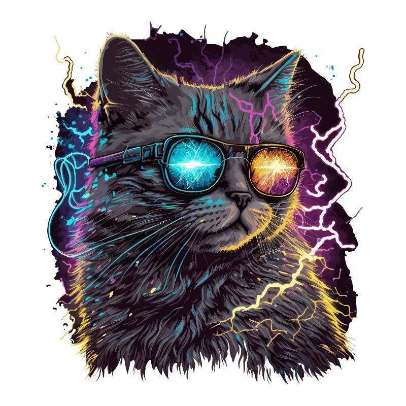 Dampfwelle Thunder Storm Katze