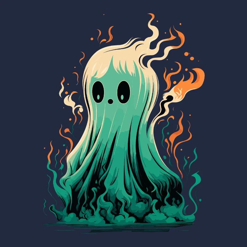 Fantôme en feu