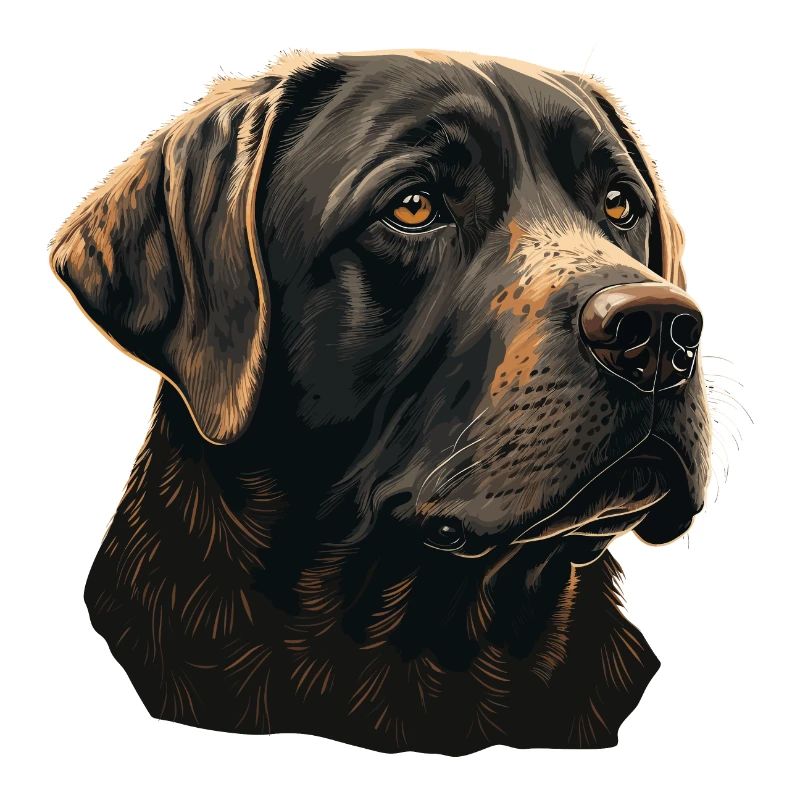Großer Labrador Retriever