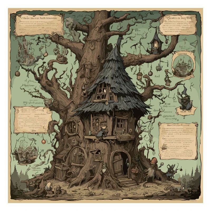 Manuel de la sorcière / grimoire / Halloween / automne
