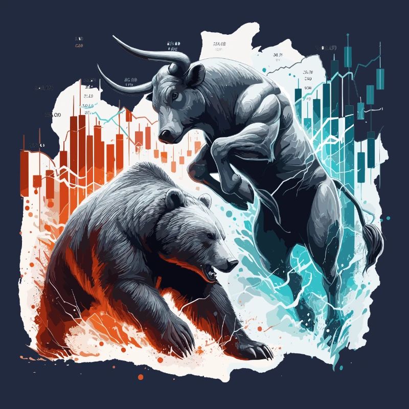 Finance Taurus Bear Fight Wall Street Gift