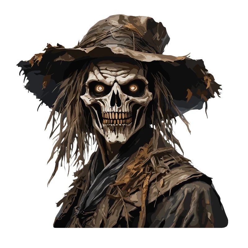 Vogelscheuche / Erntehelfer / Maisfeld / Feld