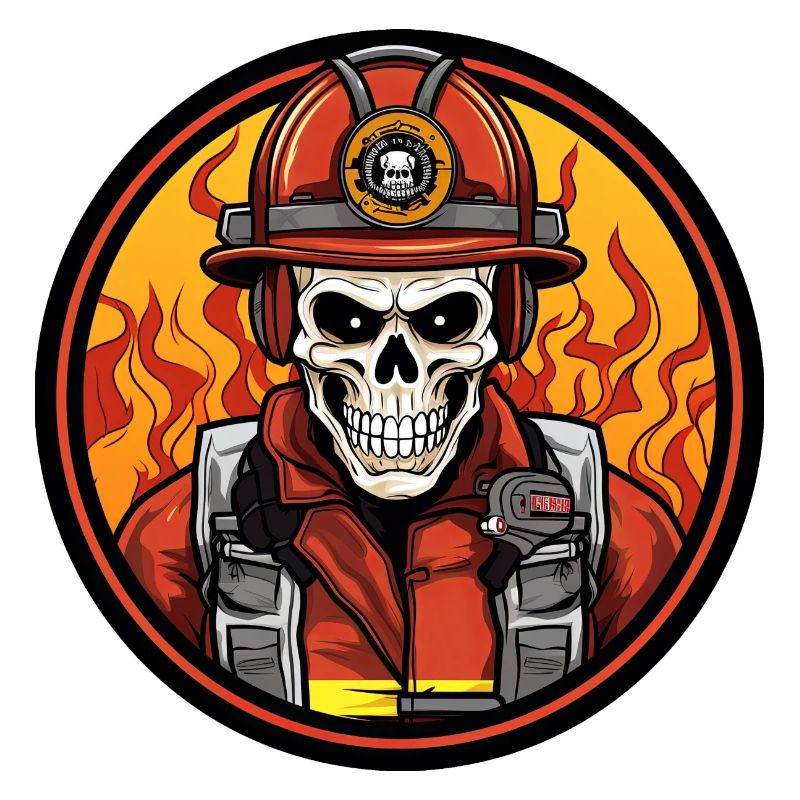 Brigade de pompiers squelette