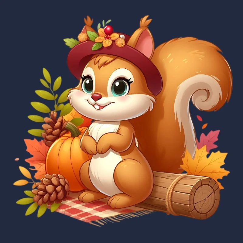 Eichhörnchen Herbst