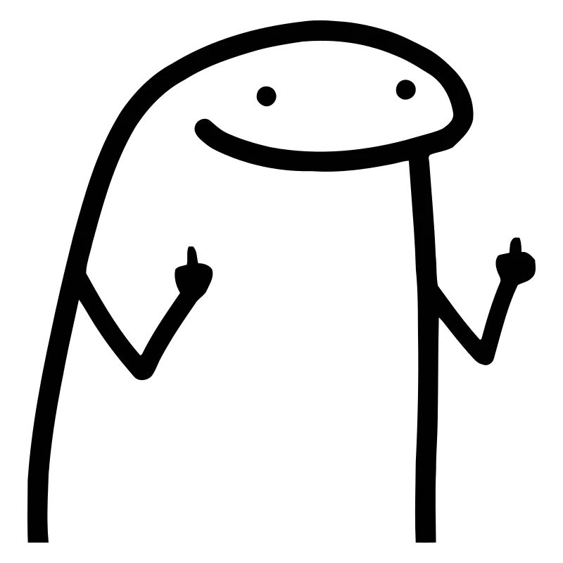 Flork der Kühe Mittelfinger Meme