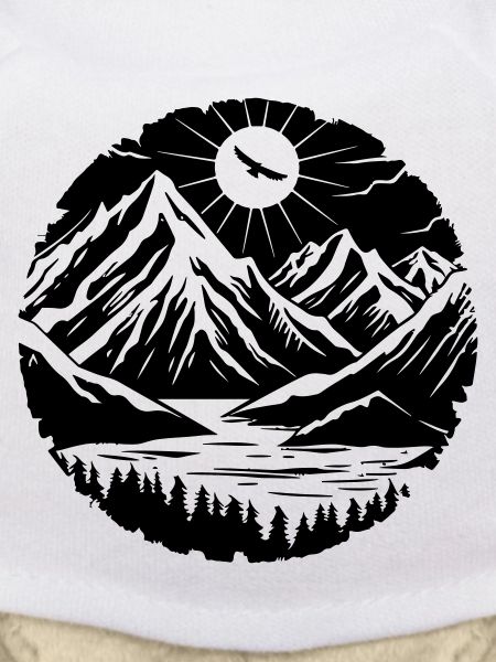 Mountain Landscape Silhouette