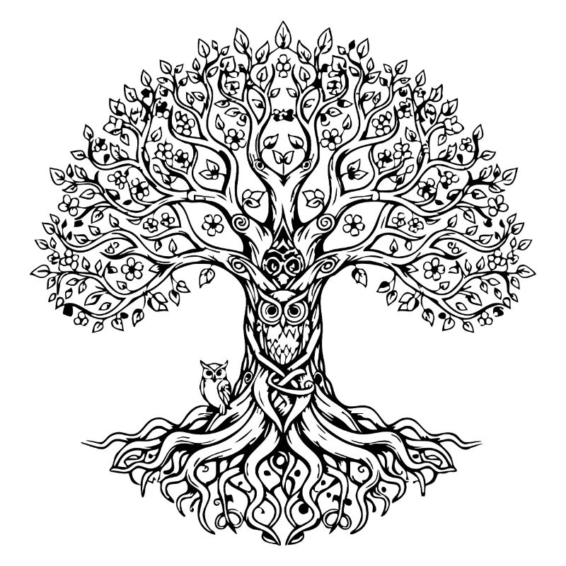 Design d’arbre de vie pour mariage et belles occasions