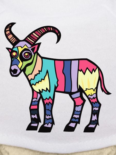 Mountain Goat Halloween Zombie