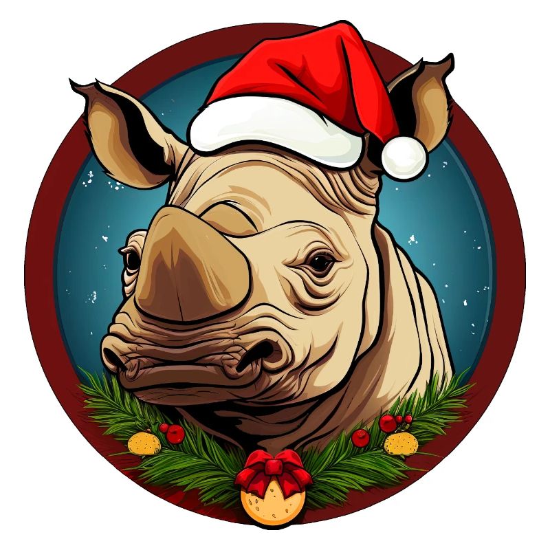 Nashörner Weihnachten