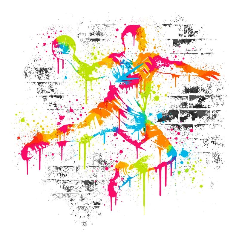 Handball Handballer Geschenk Trainer Spruch
