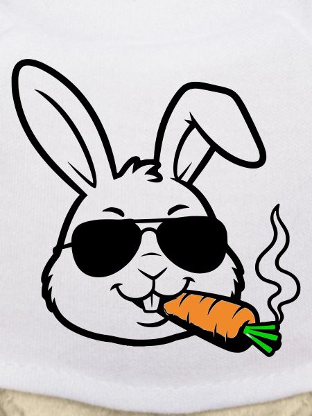Hase Brille Karotte Comic