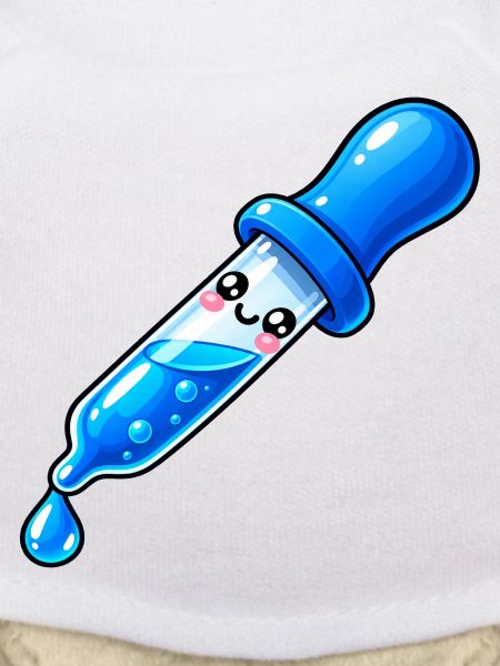Kawaii Blauer Tropfendropper