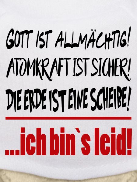Erde Scheibe Gott Allmächtig Sprüche Floskel 