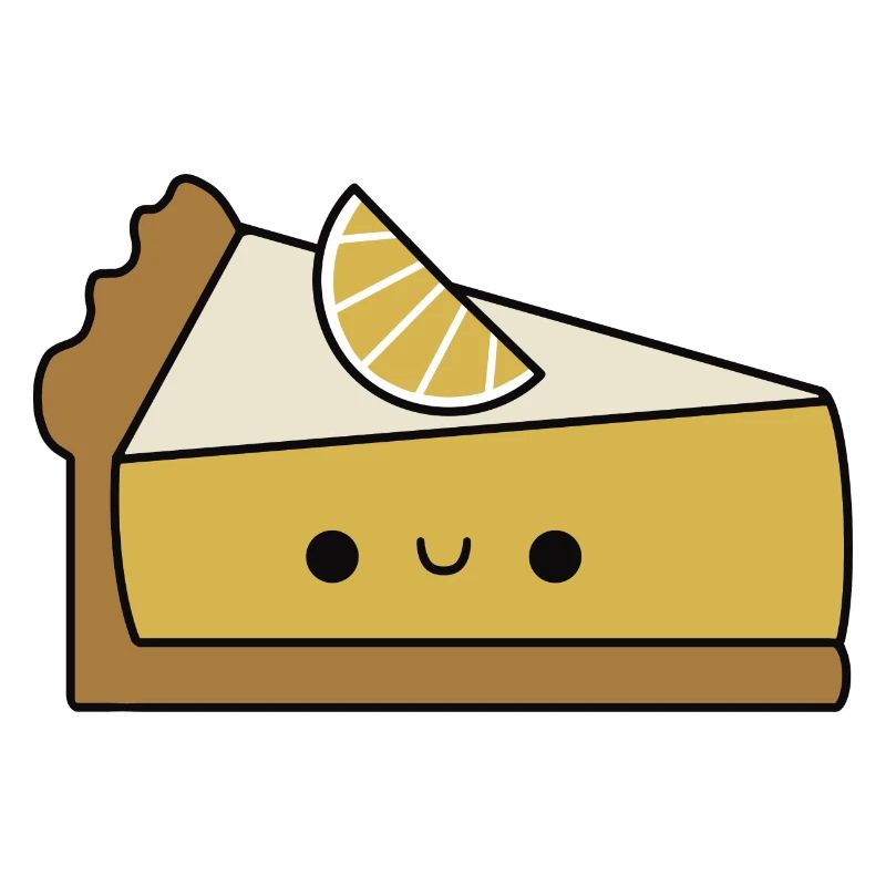 Cute Kawaii Lemon Meringue Pie