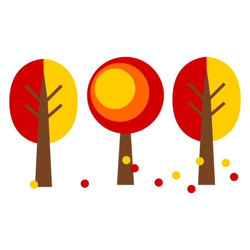 Herbstbäume