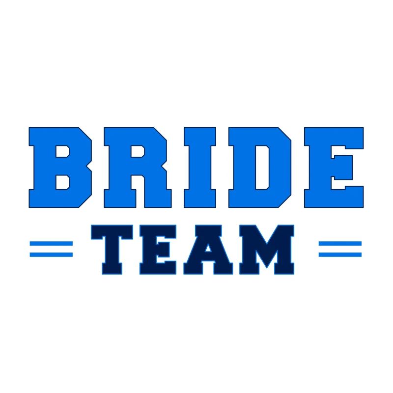 Bride Team Blue